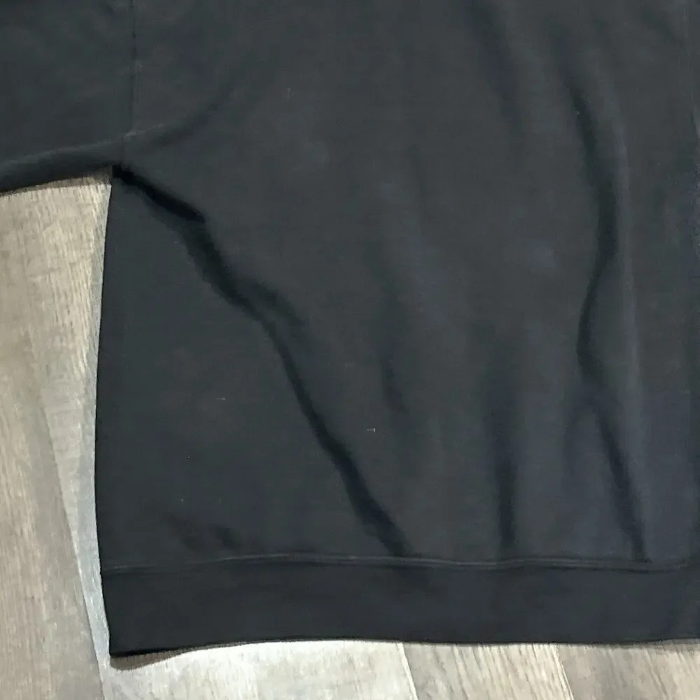 Men’s Small Bowery Supply Co. Black Skeleton Peace Hoodie